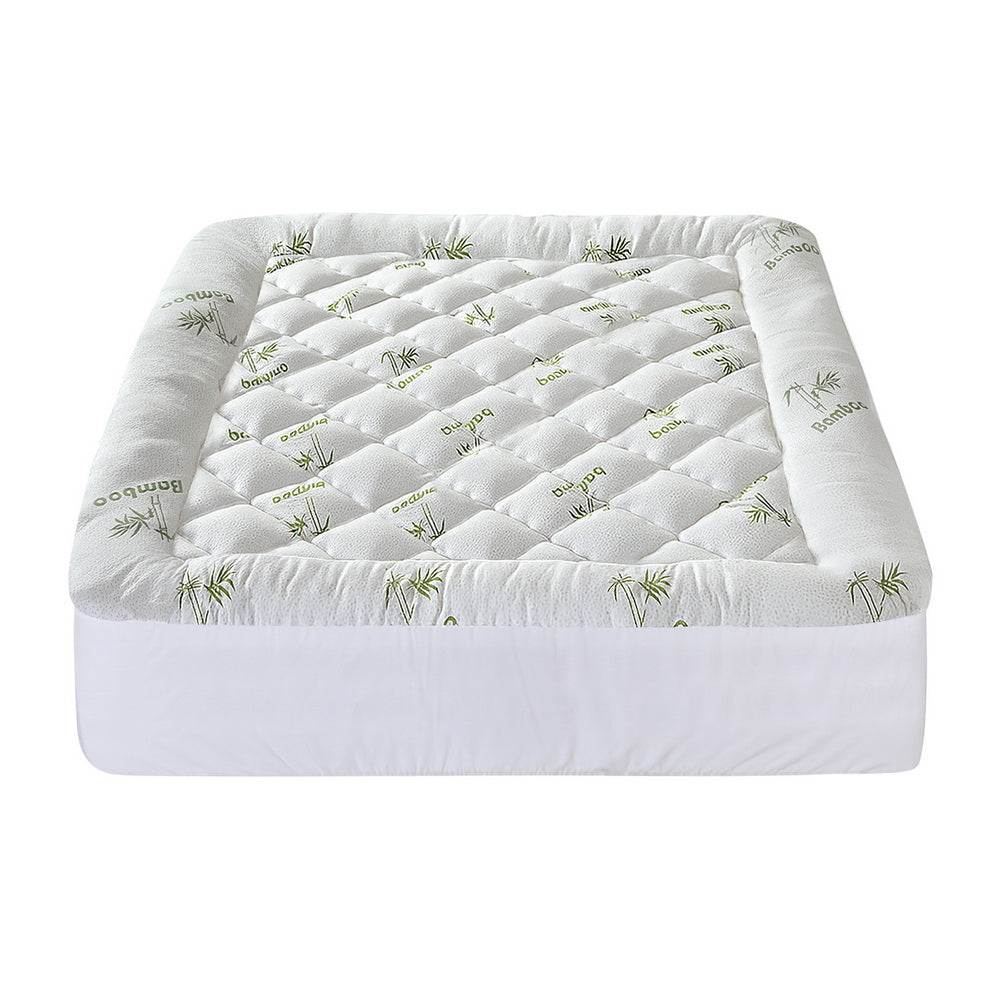 Meridia Bamboo Mattress Topper – White – King