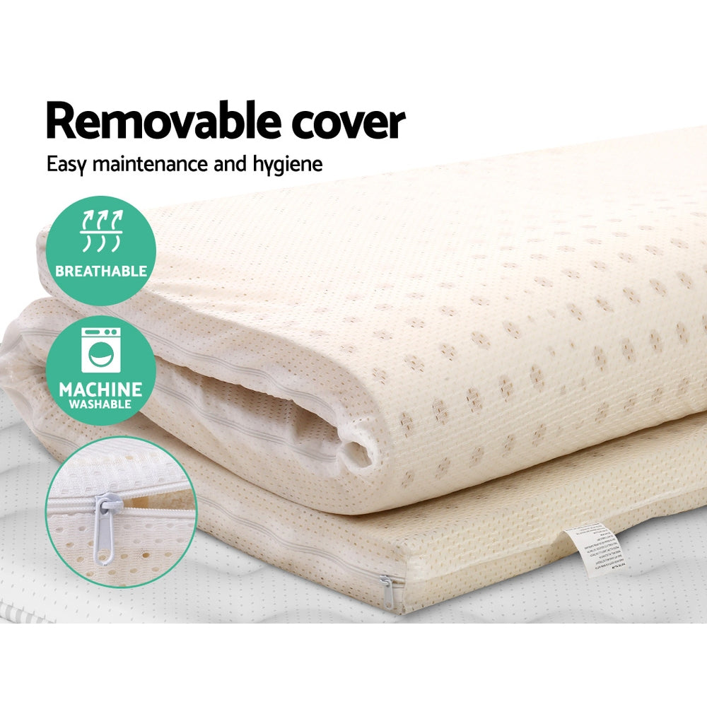 Lullaby Latex Foam Mattress – White – Queen