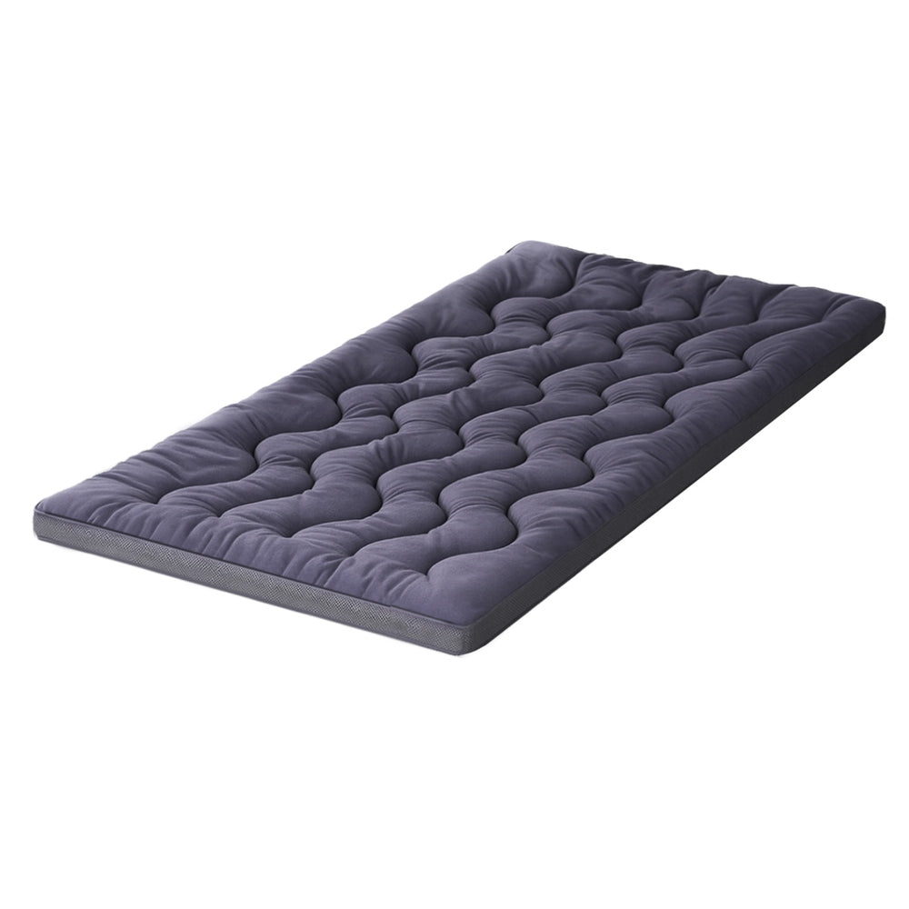 Nora Bamboo Charcoal Mattress Topper – Grey – King Single