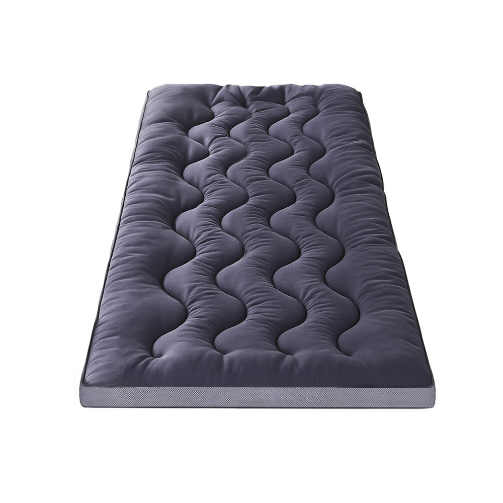 Nora Bamboo Charcoal Mattress Topper – Grey – Single