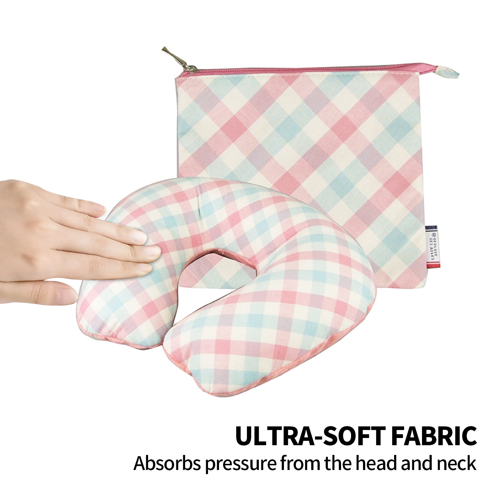 Traverse Travel Neck Pillow – Pink – Standard