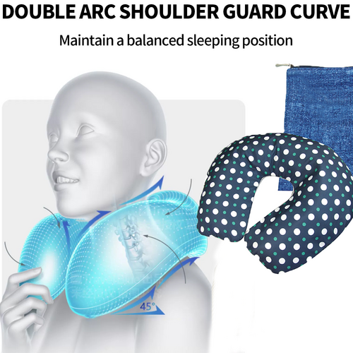 Traverse Travel Neck Pillow – Blue – Standard