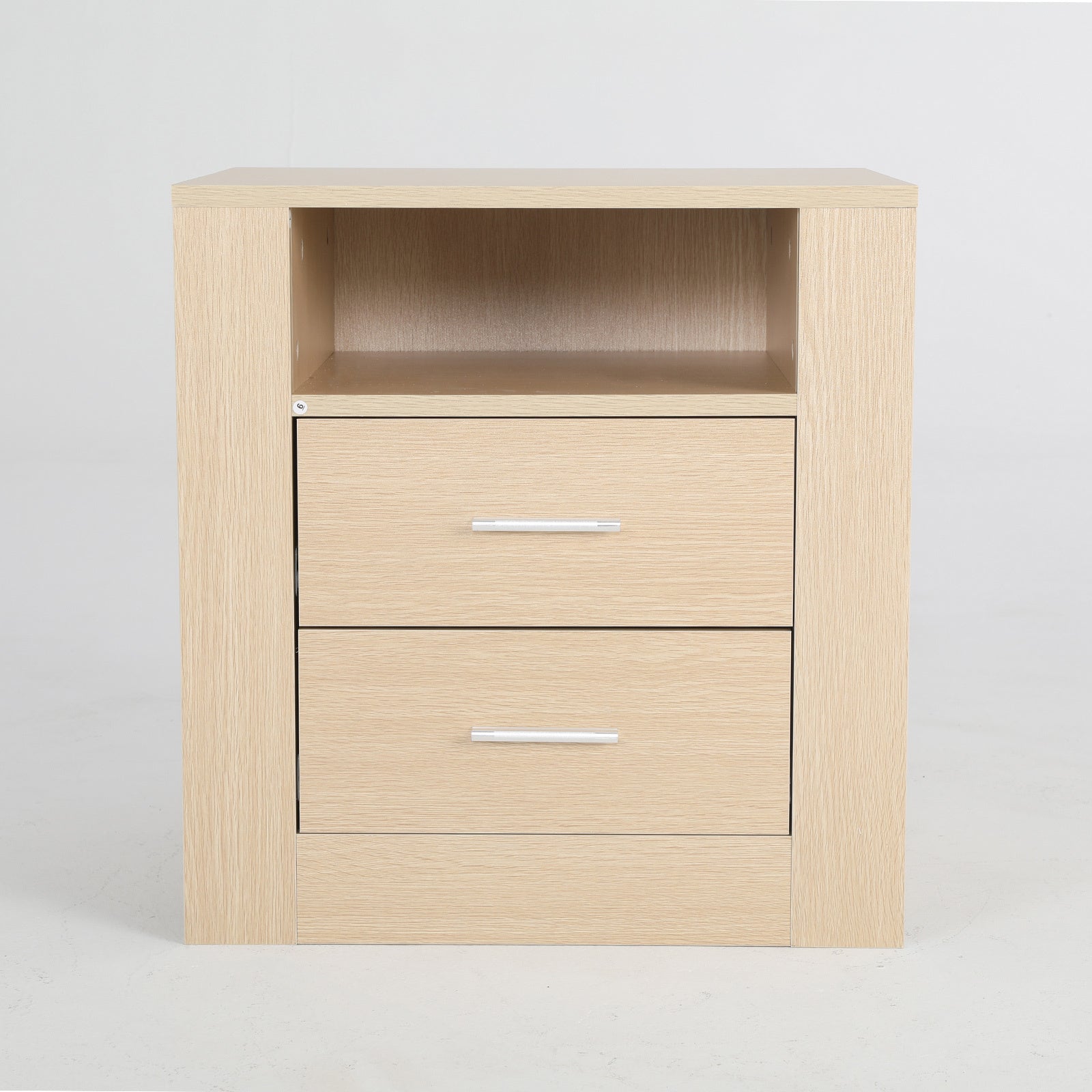 Atlas Bedside Tables – Brown / Wood – Set of 2