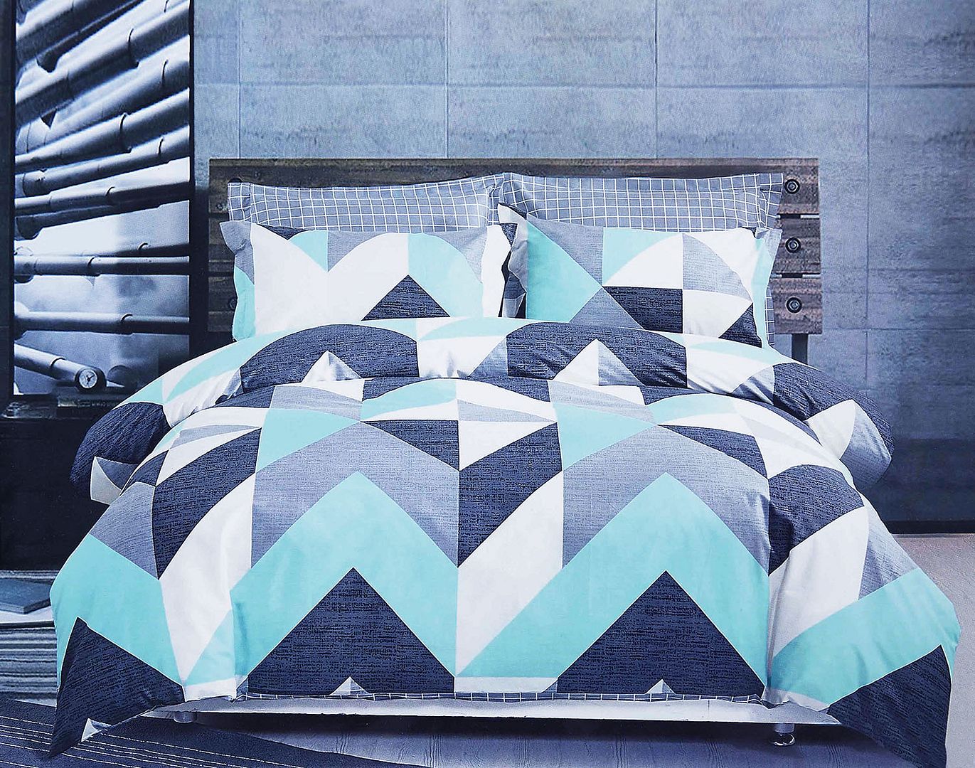 Kian Duvet Quilt Cover Set – Multi – King