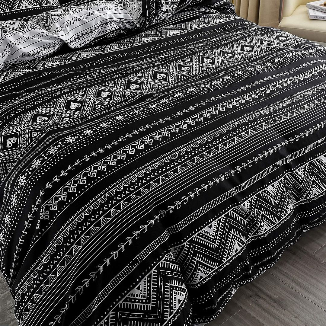 Hugo Reversible Quilt Cover Set – Queen