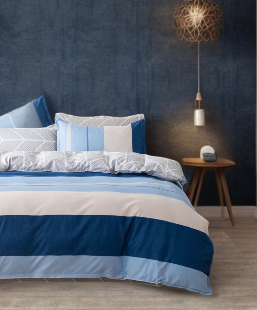 Mannix Striped Quilt Cover Set – Multi – Queen