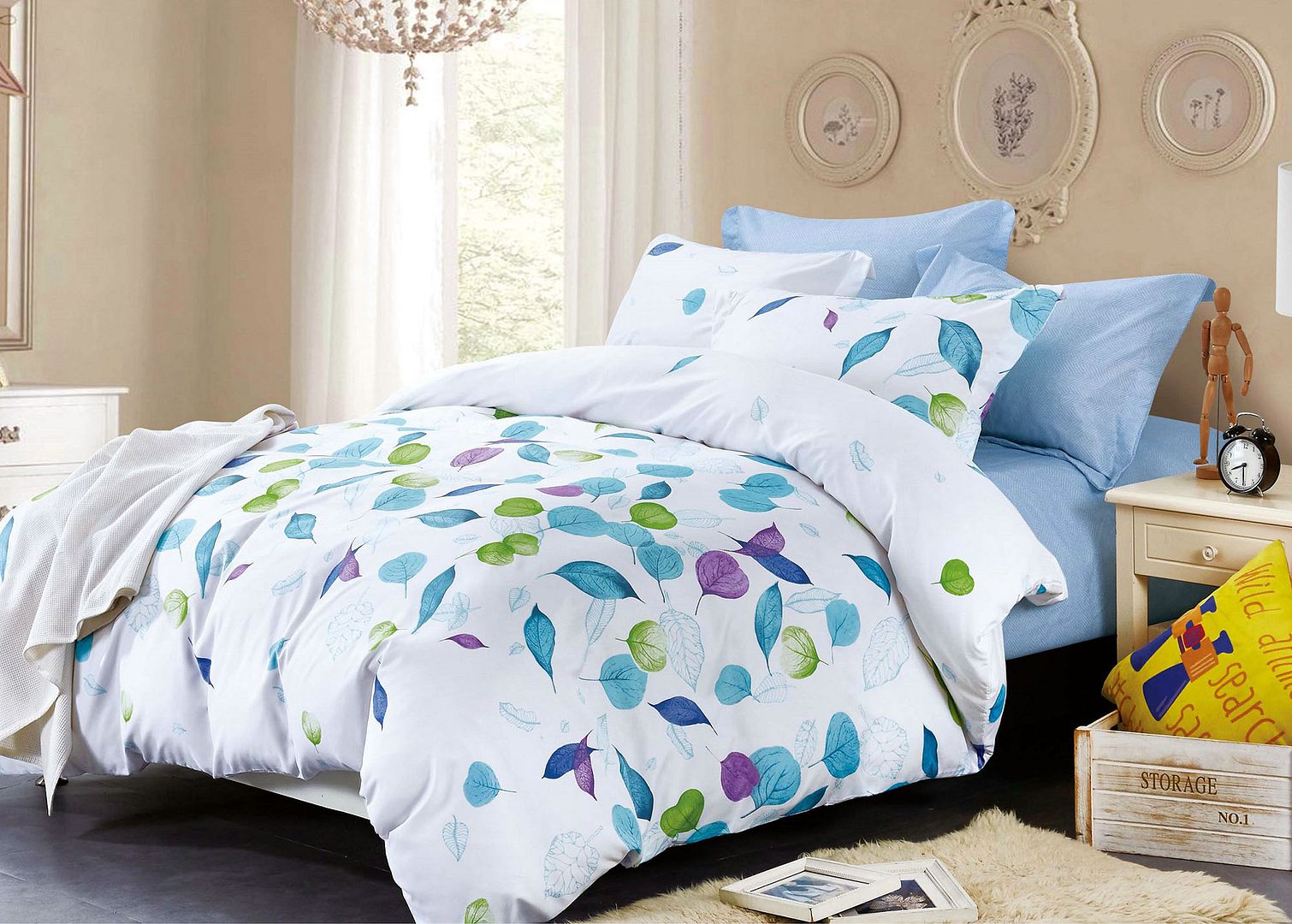 Leaves Duvet Quilt Cover Set – Super King