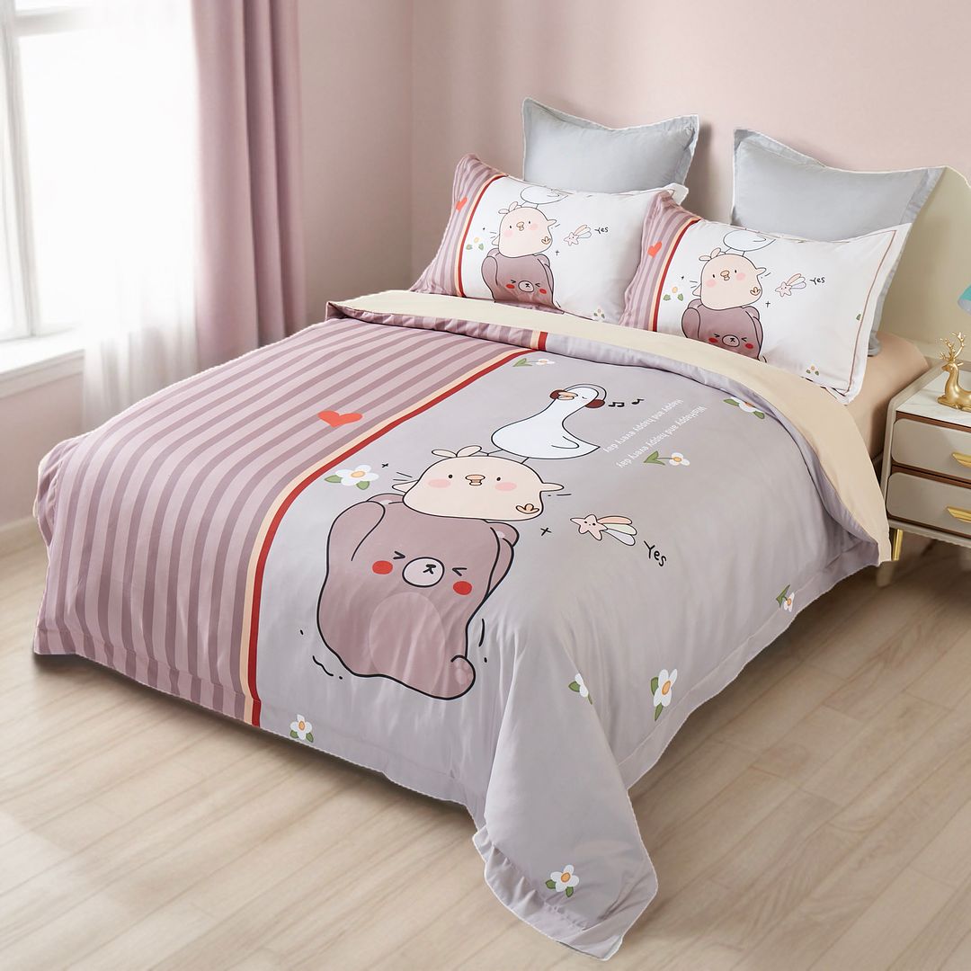 Mallard Kids Quilt Cover Set – Multi – Double