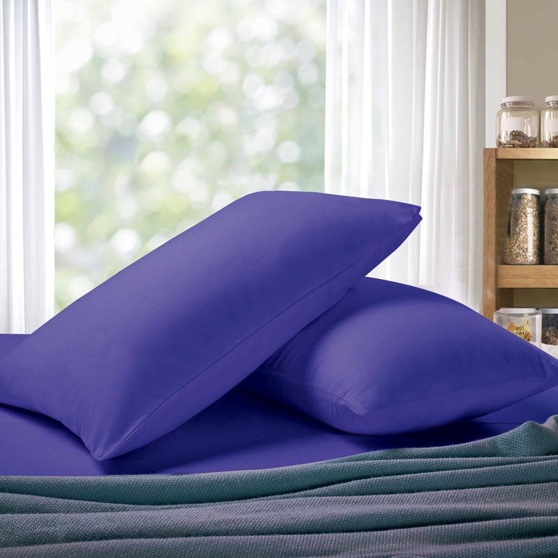 Rowan Premium Pillowcases – Blue – Set of 2