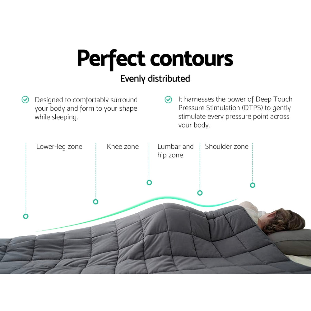 Serenity Weighted Blanket – Dark Grey – 11kg